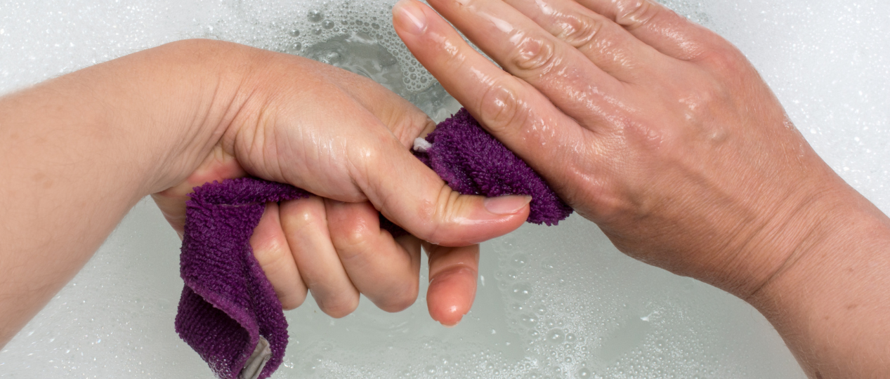 Vaatdoekjes wassen