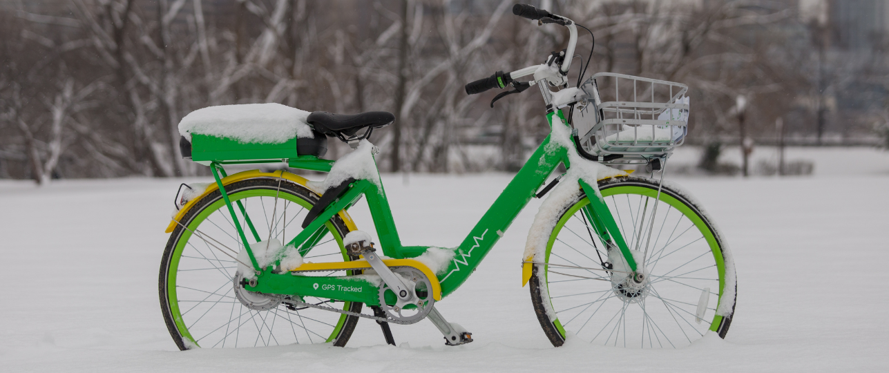 E-bike in de winter