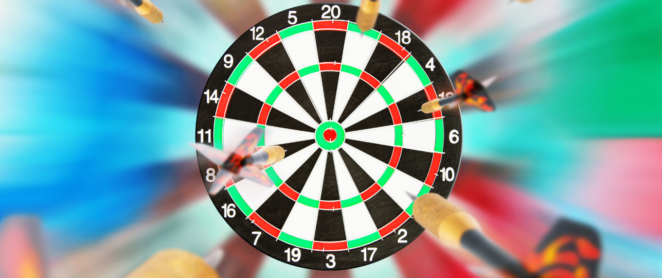 Superdartpijl de klapschaats onder de dartwereld