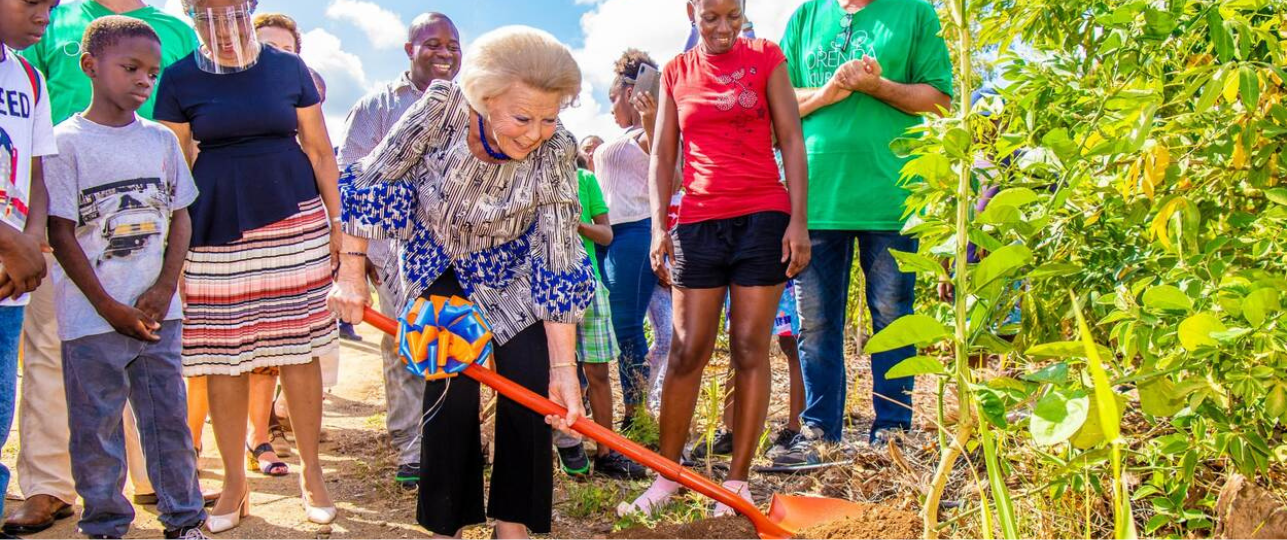 Beatrix op Curaçao