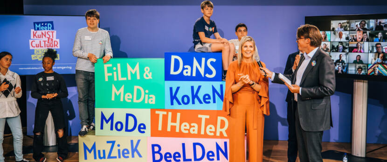 Máxima opent Art Camp Zwolle Méér Muziek in de Klas