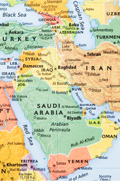Iran, Irak, Israël en Palestina