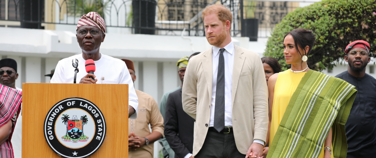 Harry en Meghan in Nigeria