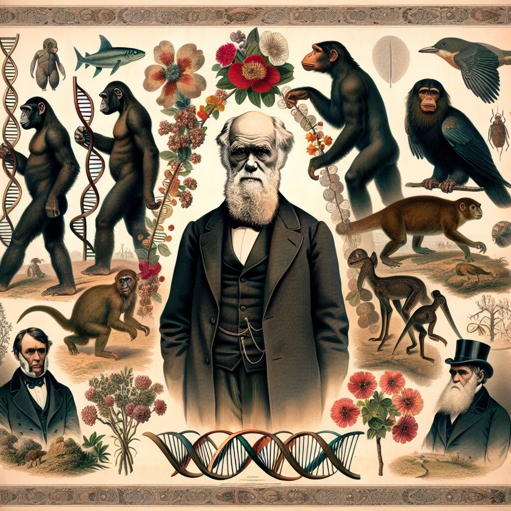 1858 - Publicatie van Darwins evolutietheorie