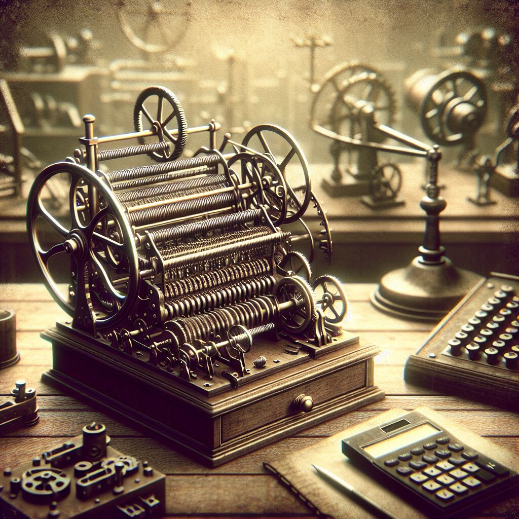 1888 Octrooi op de rekenmachine