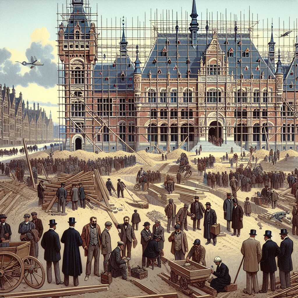 1907 - Eerste steenlegging Vredespaleis