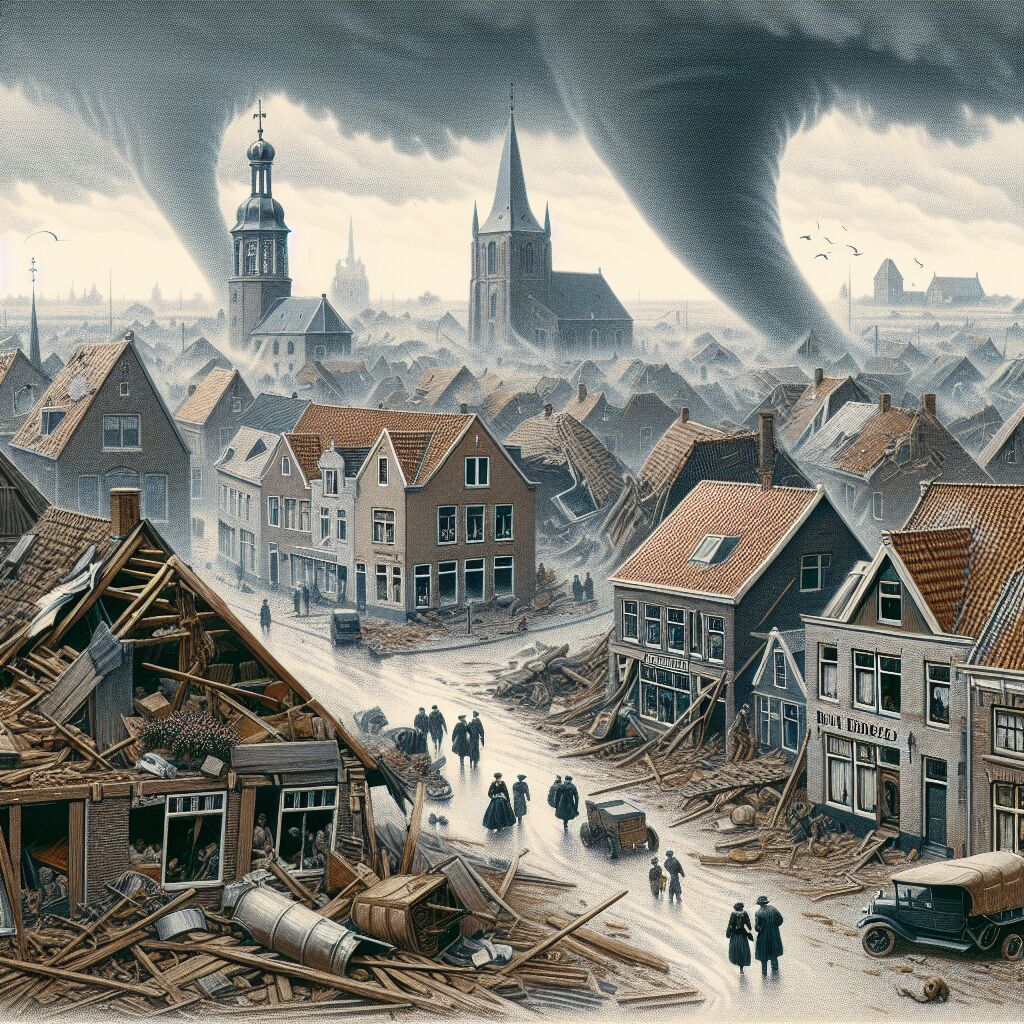 1925 - Zware windhoos treft Borculo