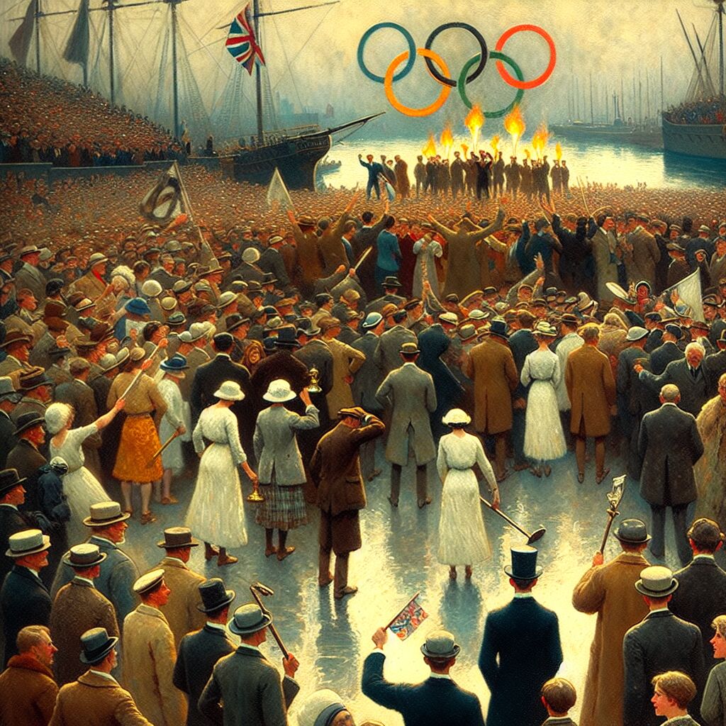 1928 - Opening van de Olympische Spelen in Amsterdam