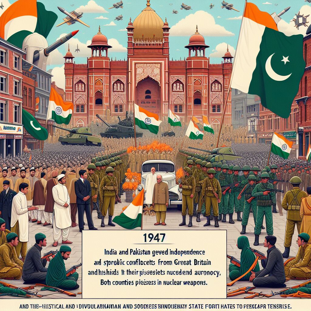 1947 - Onafhankelijkheid van India en Pakistan
