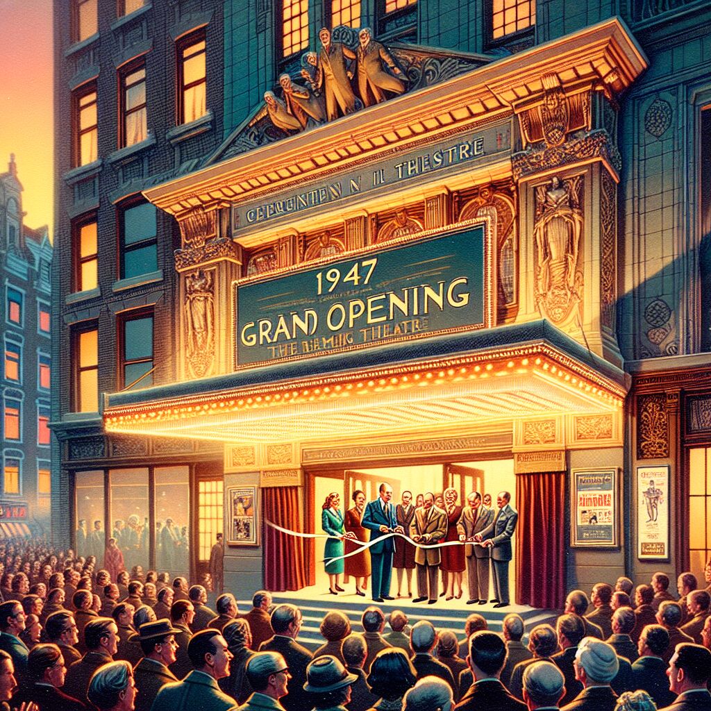 1947 - Opening van het nieuwe DeLaMar Theater