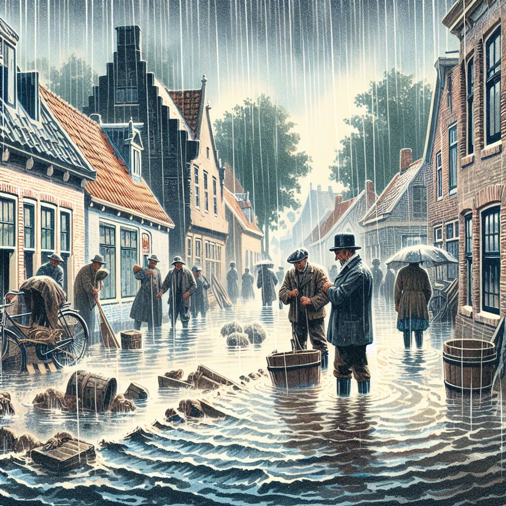 1948 - Recordhoeveelheid regen in Voorthuizen