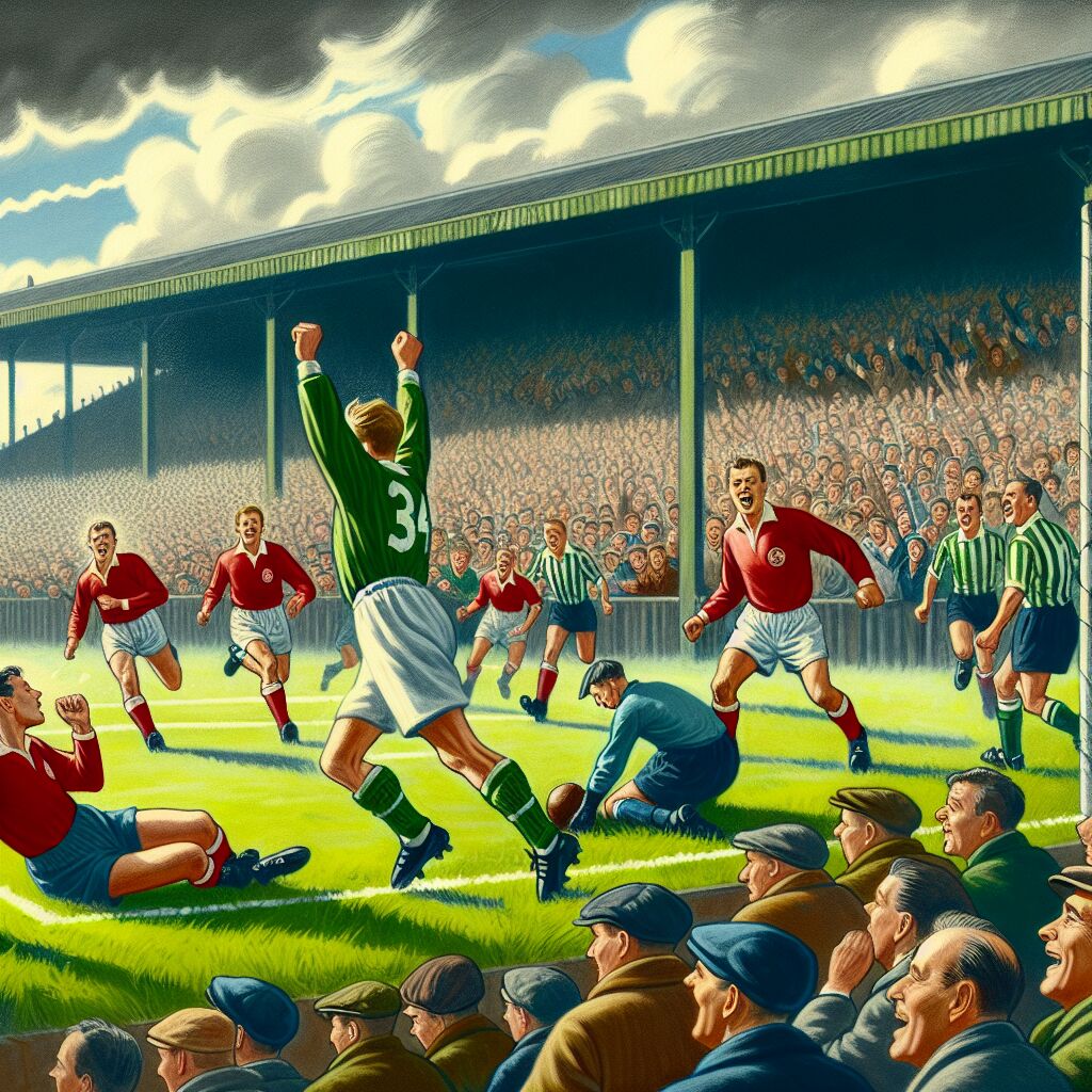 1954 - Eerste betaalde voetbalwedstrijd tussen Alkmaar &rsquo;54 en Sportclub Venlo