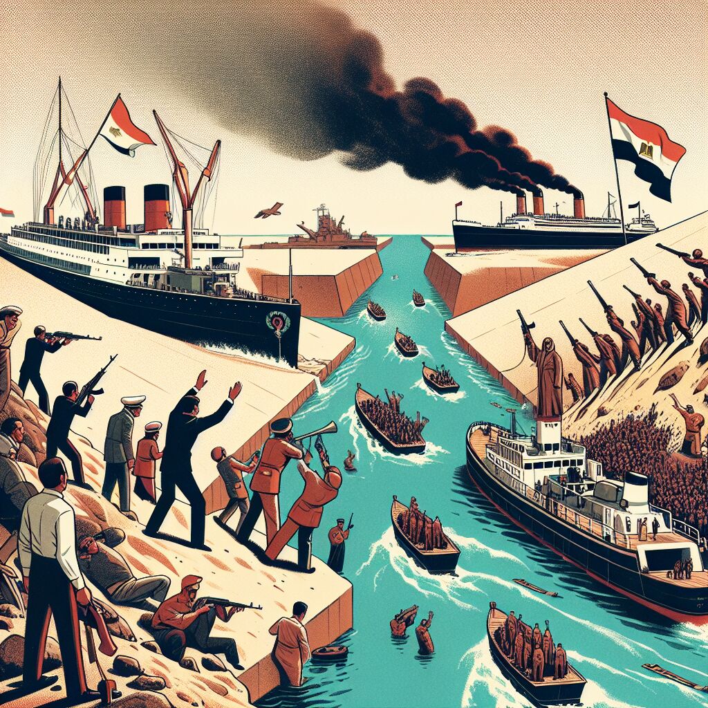 1956 - Nationalisatie van het Suezkanaal