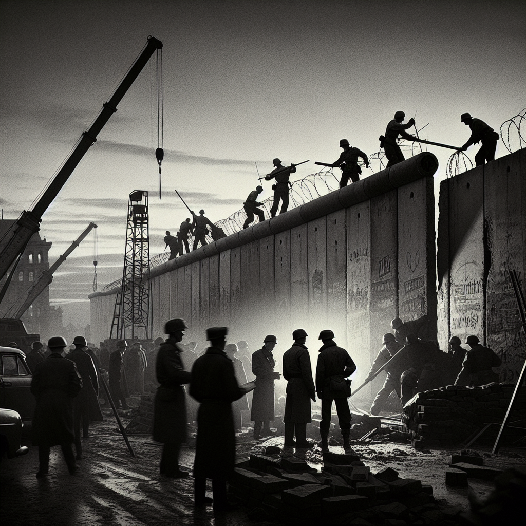 1961 - De Berlijnse Muur wordt opgetrokken