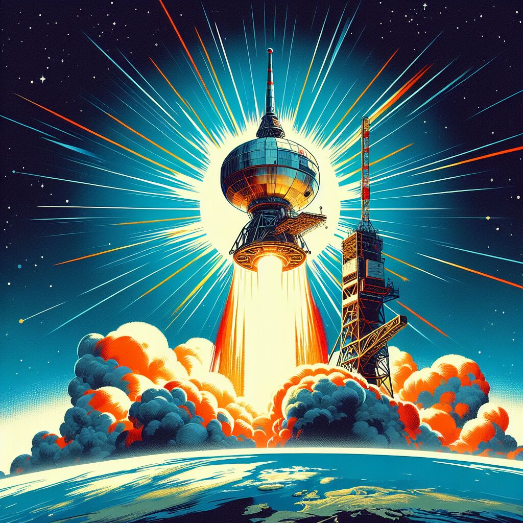 1962 - Lancering van satelliet Telstar 1