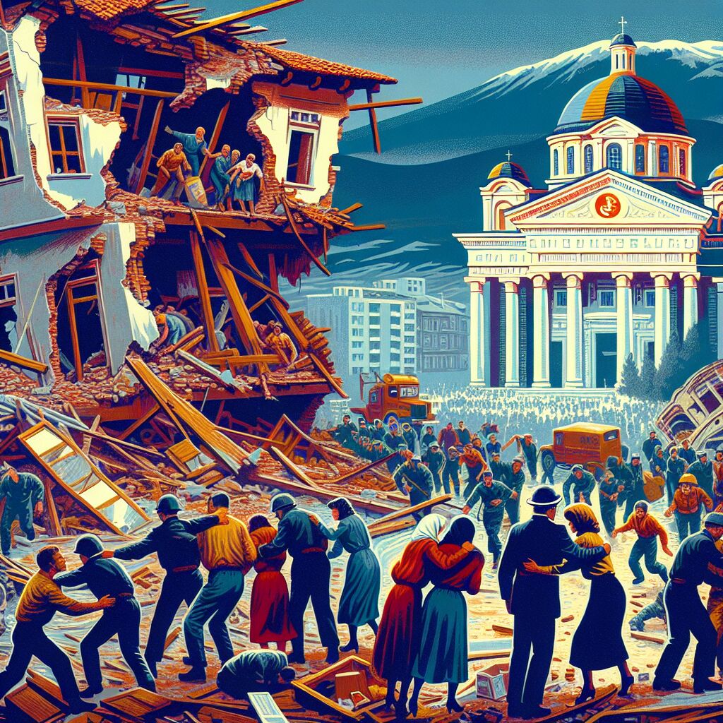 1963 - Aardbeving in Skopje