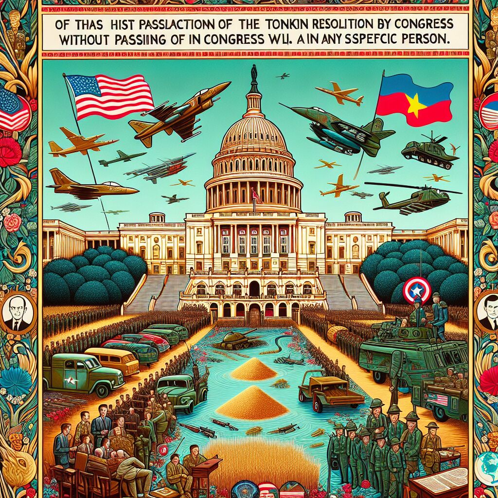 1964 - Tonkin-resolutie door het Amerikaanse Congres