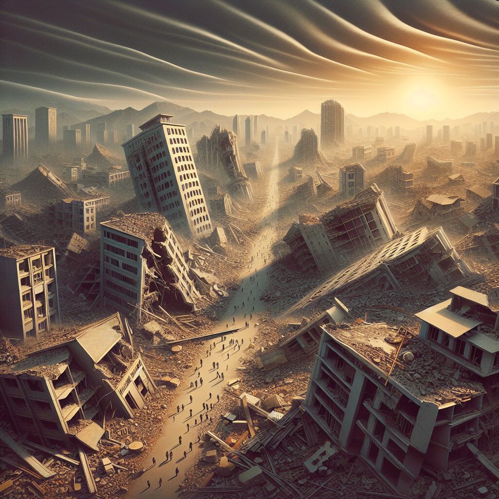 1976 - Aardbeving in Tangshan, China