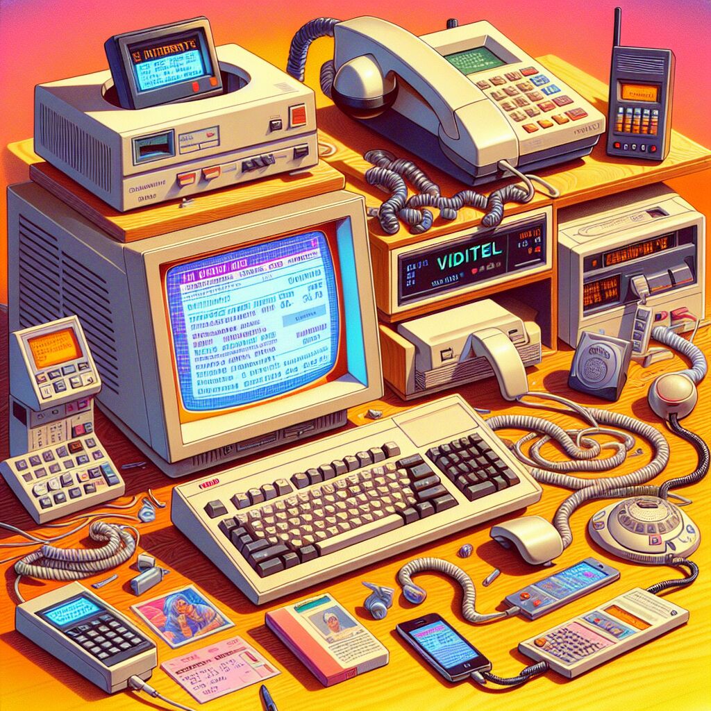 1980 - Den Haag krijgt voorloper internet, Viditel