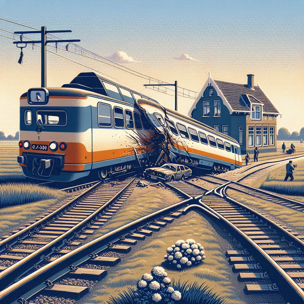 1980 - Treinbotsing bij Winsum