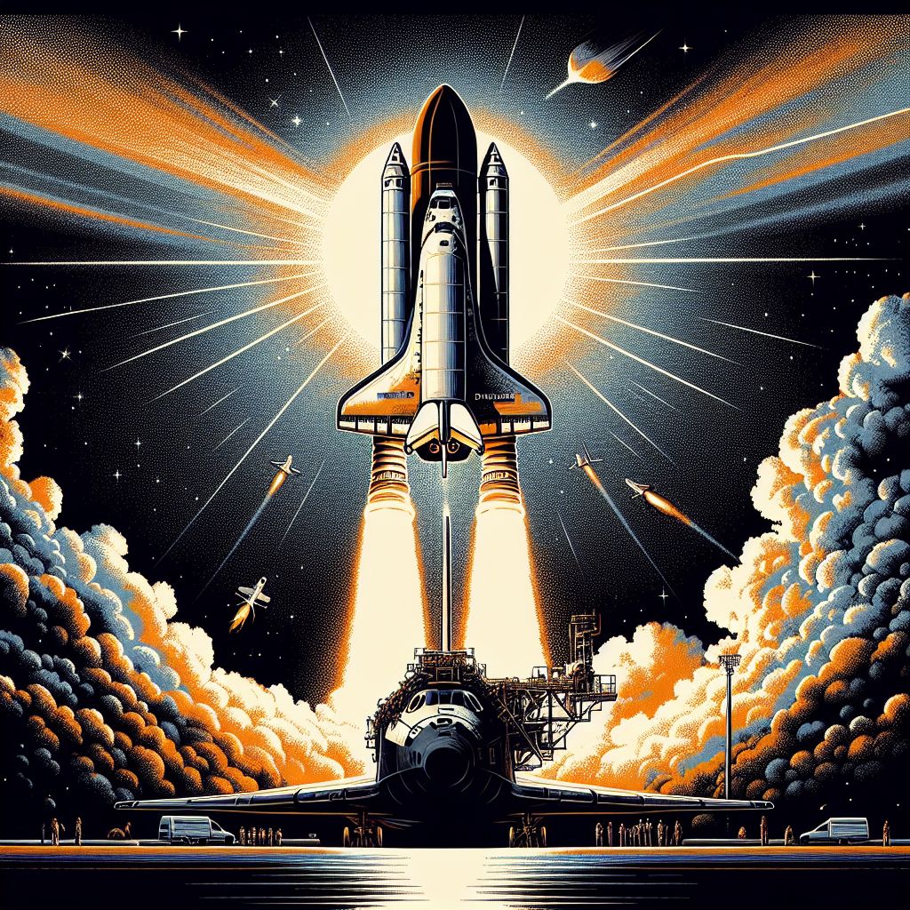 1984 - Eerste vlucht van de Space Shuttle Discovery