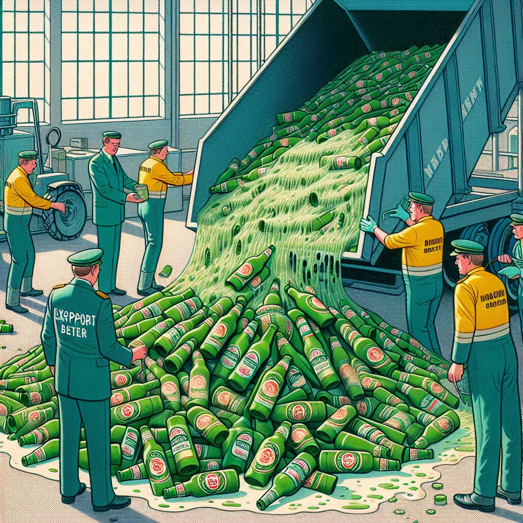 1993 - Heineken haalt groene exportflesjes uit de handel