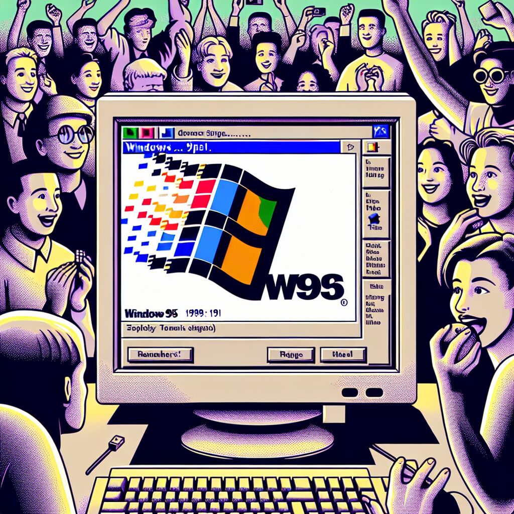 1995 - Microsoft Windows 95 wordt op de markt gebracht