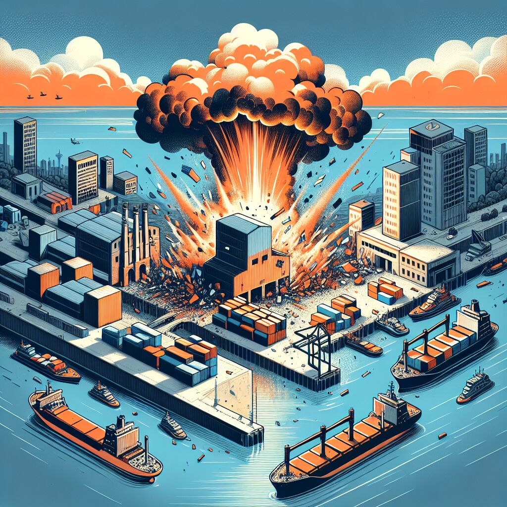 2020 - Enorme explosie in de haven van Beiroet