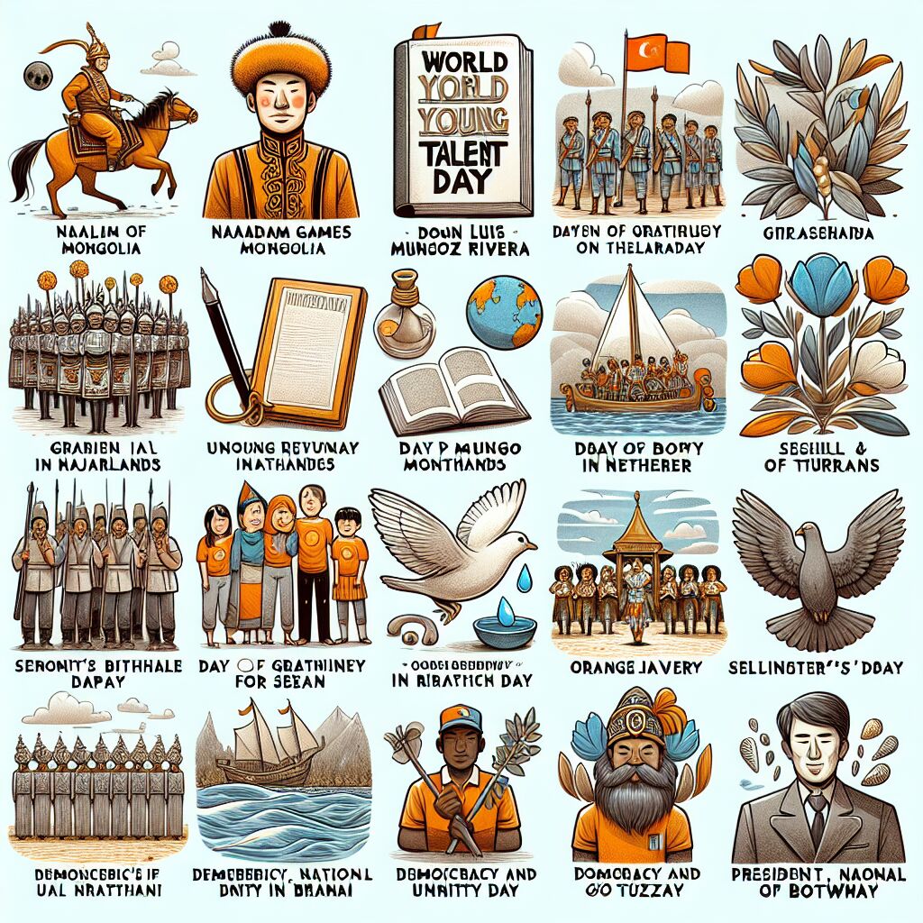 Feestdagen op 15 juli