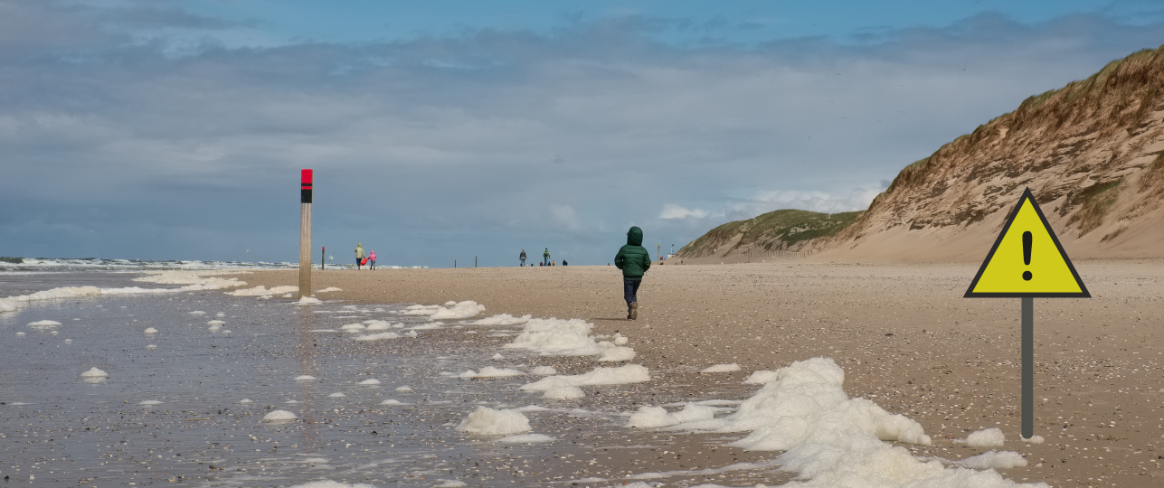 Gevaarlijk zeeschuim door PFAS