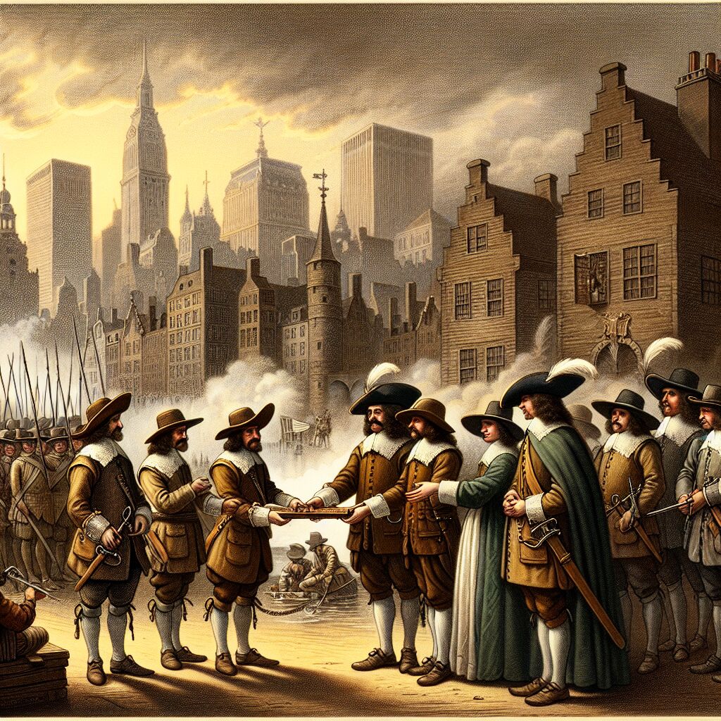 1664 - Nederland geeft Nieuw Amsterdam over