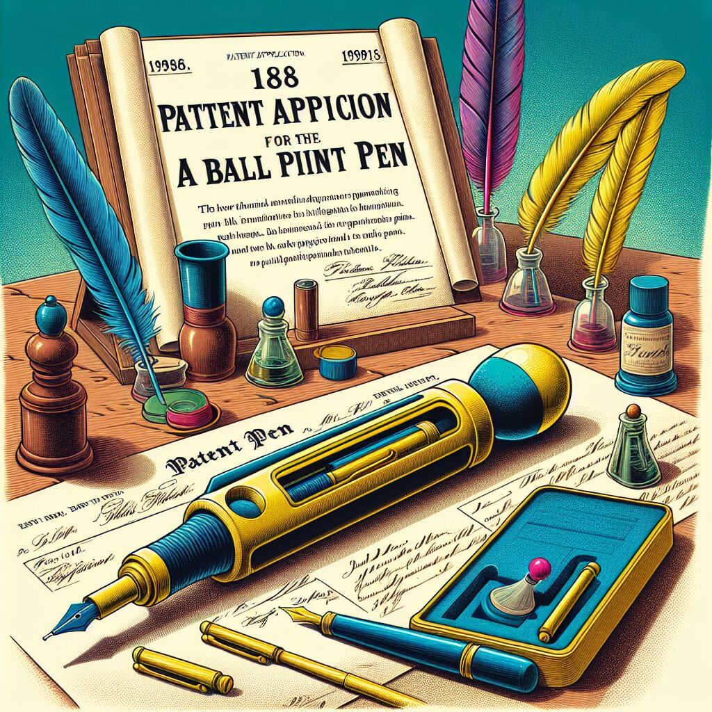 1888 - Patentaanvraag op de ballpoint