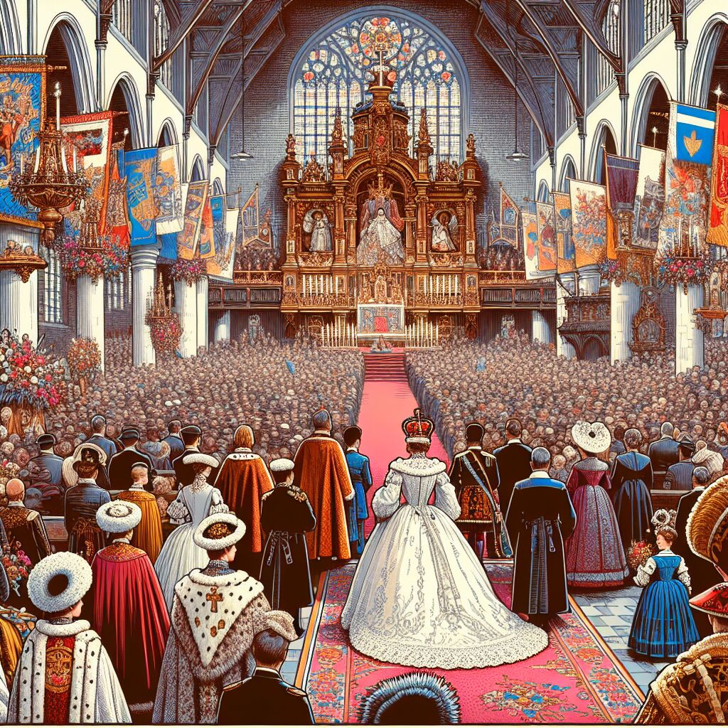 1898 - Inhuldiging van koningin Wilhelmina