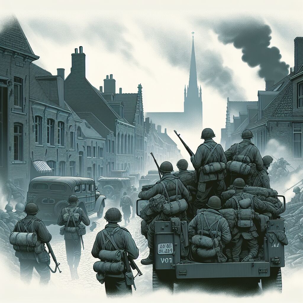 1944 - Geallieerde troepen trekken Belgi&euml; binnen