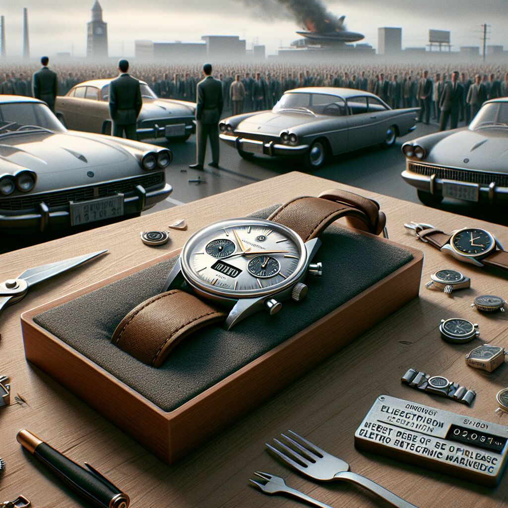 1960 - Eerste elektronische polshorloge