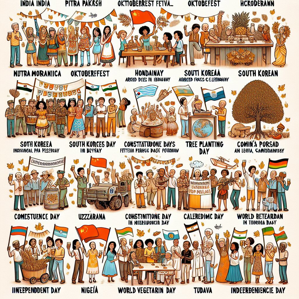 Feestdagen op 1 oktober