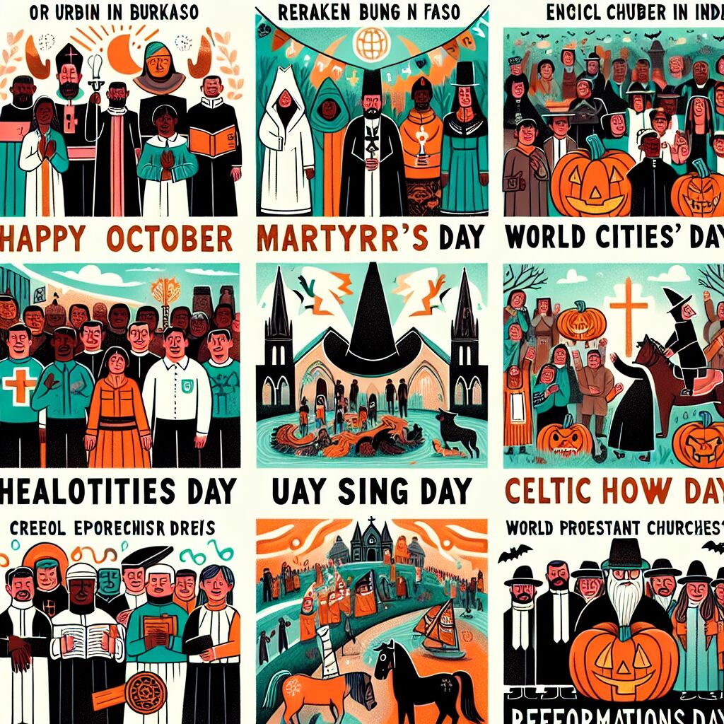 Feestdagen op 31 oktober