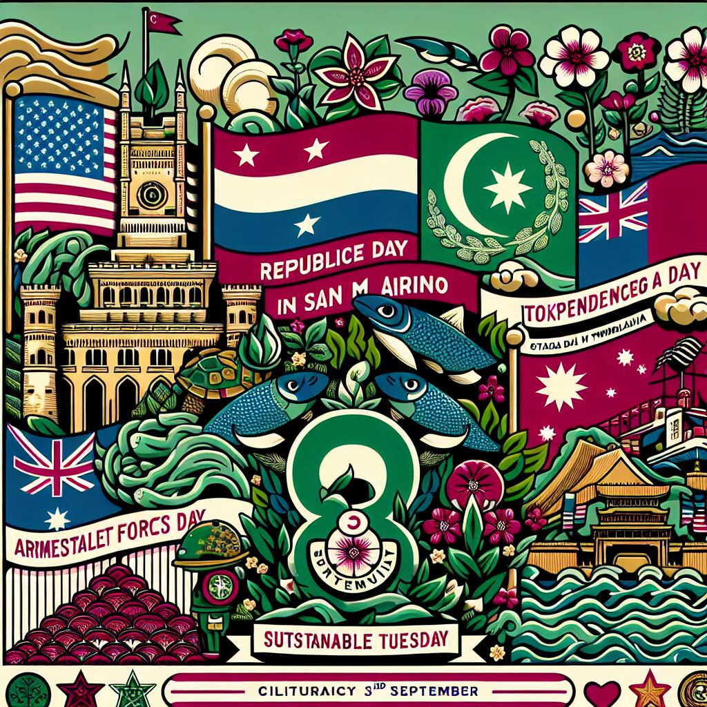 Feestdagen op 3 september