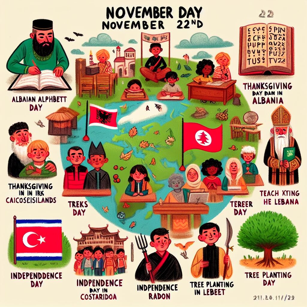 Feestdagen op 22 november