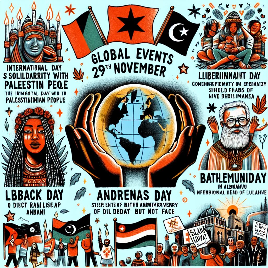 Feestdagen op 29 november