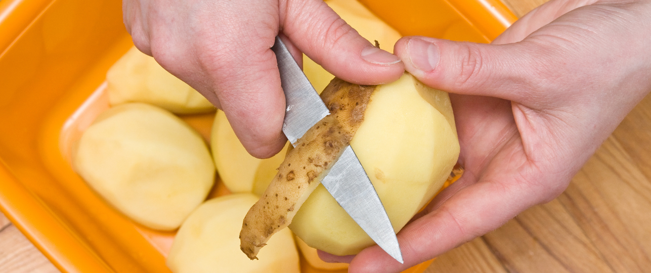 Gekookte aardappelen