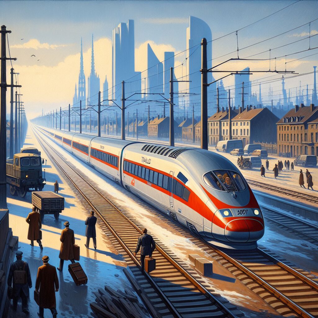 1997 Inhuldiging van de HST-lijn Brussel - Parijs