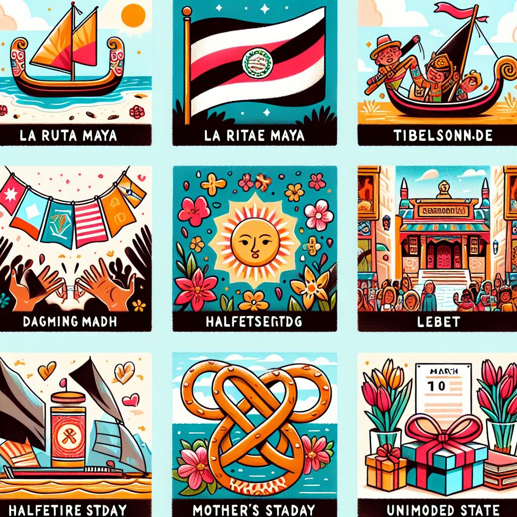 Feestdagen op 10 maart