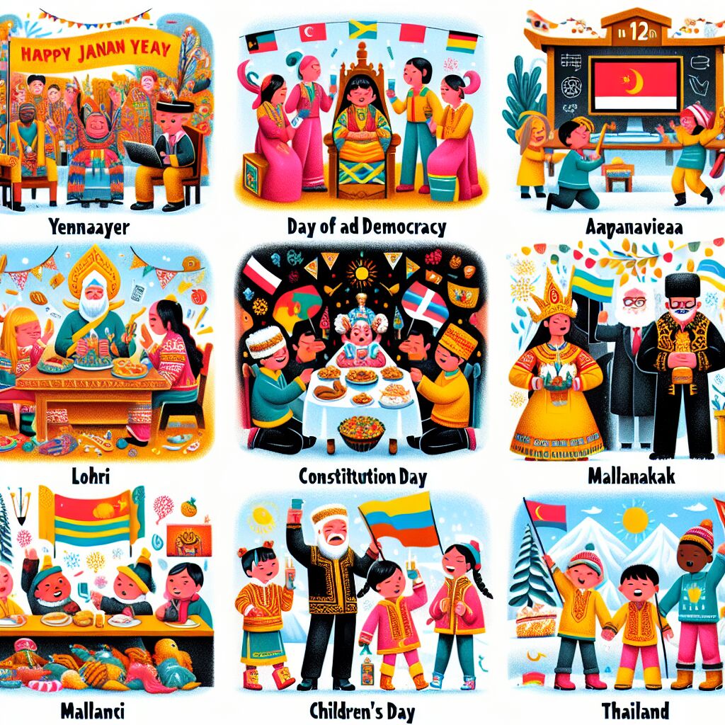 Feestdagen op 13 januari