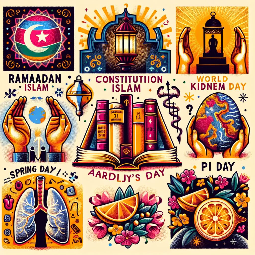 Feestdagen op 14 maart