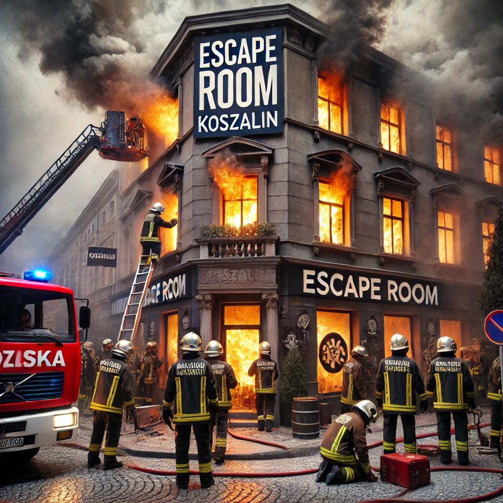 Koszalin escape room fire photo 1