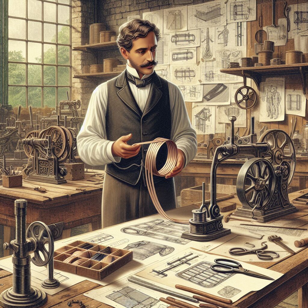 1845 Patent op het elastiek