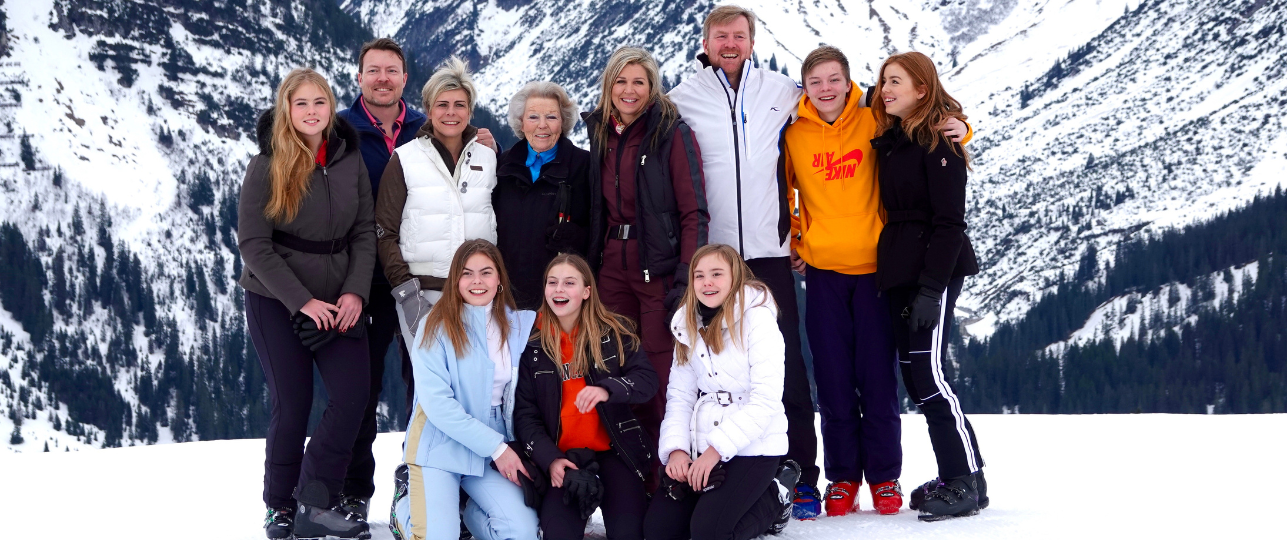 Oranjes wintersport Lech