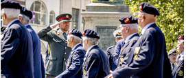 Koning bij Veteranendag