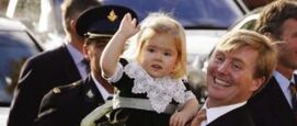 Amalia vaderskindje koning Willem Alexander